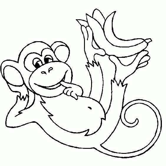 banana maimuta fise colorat